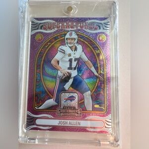 2024 Panini Contenders Football Josh Allen Supernatural #5 Trading Card